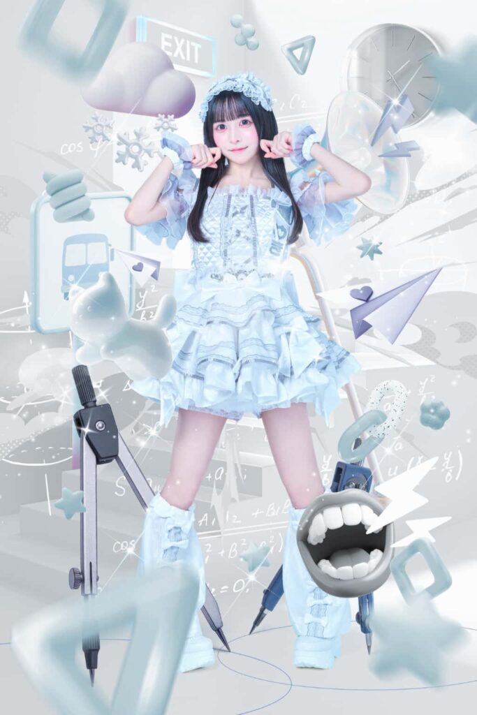 MEGAFON【メガフォン】アーティスト写真 コスチューム 2 宮代 ゆき（みやしろ ゆき）【おもいやりホワイト】