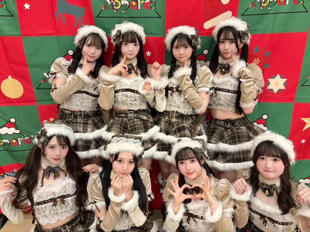 LIVE情報 12月25日：『Appare! クリスマス 2025 DAY2』＠⚪︎⚪︎｜Pastel Closet【パスクロ】