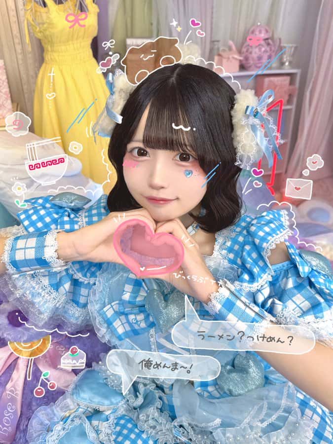 名雲 めんま(なくも めんま)【水色】プロフィール｜iON!【アイオン】画像