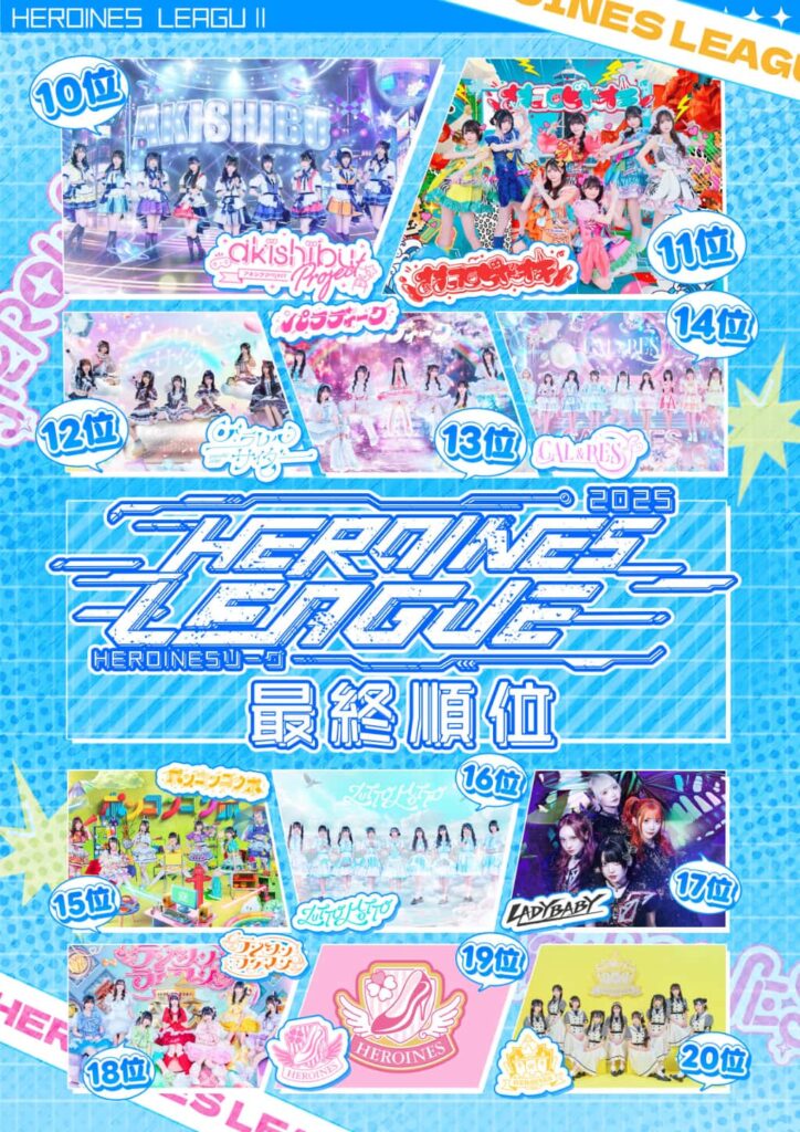 LIVE情報 2026年2月7日：『 HEROINES LEAGUE 入れ替え戦 最終決戦 』＠GARDEN新木場FACTORY｜iON!【アイオン】